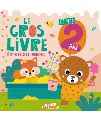Mon P Tit Hemma - Le Gros Livre De Mes 2 Ans - Gommettes Et Coloriage