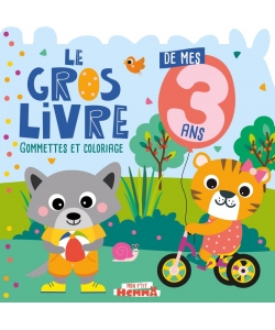 Mon P Tit Hemma - Le Gros Livre De Mes 3 Ans - Gommettes Et Coloriage