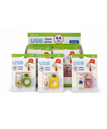 Usb Umay 64Gb Funny Ring Assorted 331223