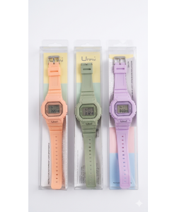 Watch Digital Umay Pastel Colors 330232