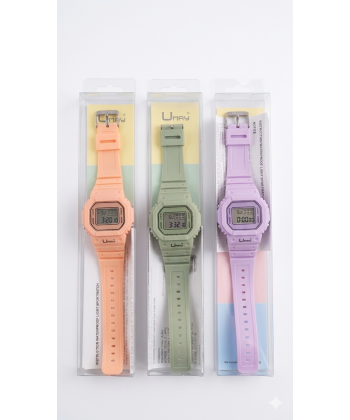 Watch Digital Umay Pastel Colors 330232
