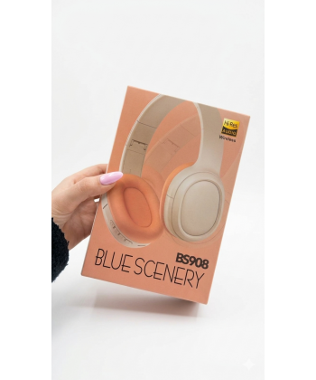 Headset Wireless Blue Scenery