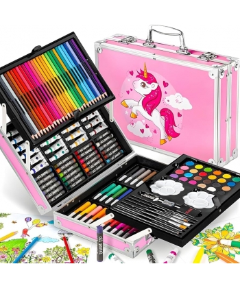 Coloring Set Pvc Box Unicorn/Space