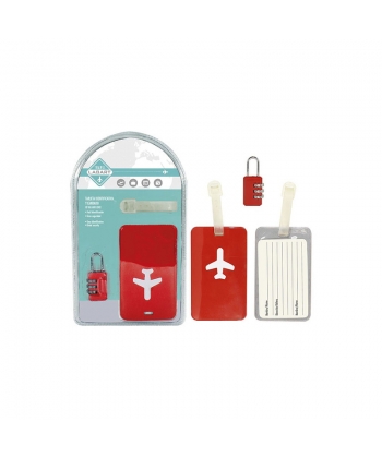 Luggage Tag Lagart 2/Pack With Locker 332534