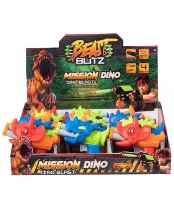 Hti Dino Blast Dart Gun Assorted 1376537