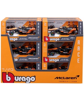 Burago F1 Mclaren Mcl38 2024 Norris 1:43 B18-38177N