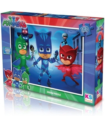Ks Puzzle Pj Masks 100Pcs