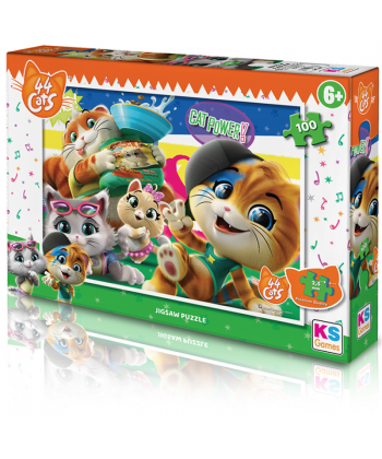 Ks Puzzle Cats 100Pcs