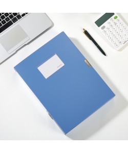 Storage Box Comix Pp A4 55Mm Blue Hc-55