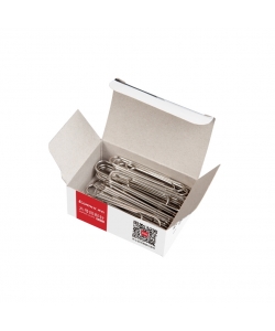 Paper Clip Comix 50Mm 50/Pack Silver B3503