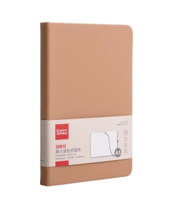 Notebook Comix A5 Ruled 120Sh Leather Murandi Color Red C5912