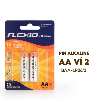 Battery Flexoffice Aaa Alkaline 2/Pack Baa-Lr03/2