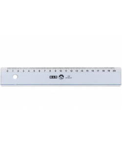 Ruler M+R Plastic 20Cm Inking Edge 1020 0000