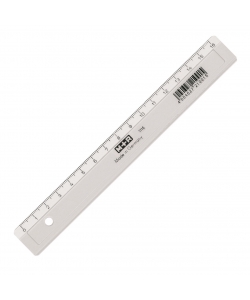 Ruler M+R Plastic 16Cm Clear Transparent 1116 0000