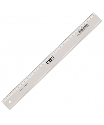 Ruler M+R Plastic 30Cm Clear Transparent 1130 0000