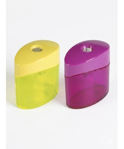 Sharpener M+R W/Container Swing Elliptic Single Frosted 929 0050