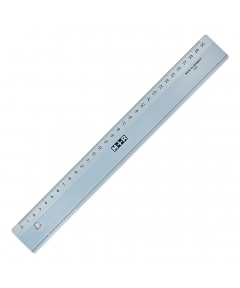 Ruler M+R Plastic 30Cm Inking Edge 1030 0000