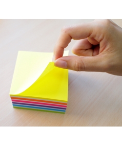 Stick Notes Stick N 76X 76Mm 400Sh/Cube Pastel Mixed 21013