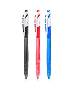 Pen Ballpoint Flexoffice Surf 0.7Mm Retractable Blue Fo-Gelb