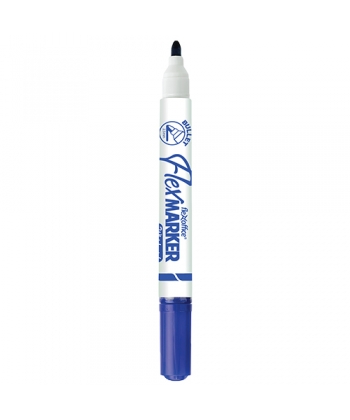Marker Dry-Erase Flexoffice Bullet Blue Fo-Wb03