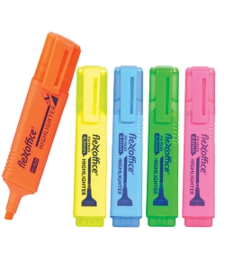 Highlighter Flexoffice Yellow Fo-Hl05