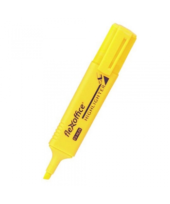 Highlighter Flexoffice Yellow Fo-Hl05