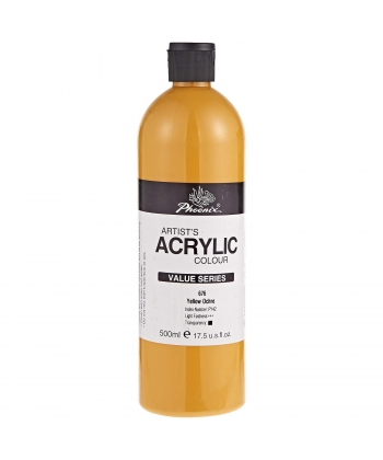 Acrylic Paint Phoenix 500Ml Yellow Ochre