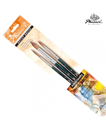 Brush Phoenix Artist Brush 3/Pack