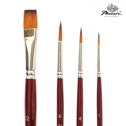 Brush Phoenix Artist Brush 4/Pack