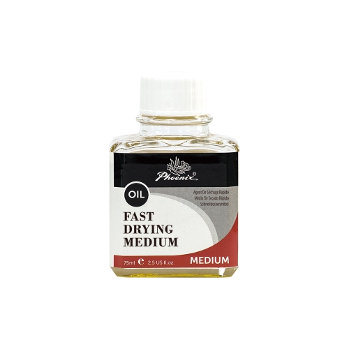 Oil Phoenix Fast Drying Medium 75Ml Glass Bottle