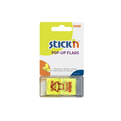 Pop-Up Flags Stick N Sign 1 Color 26015