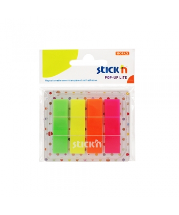 Index Notes Stick N Pop Up Notes Lite 4 Colors 45X12 Mm 21649