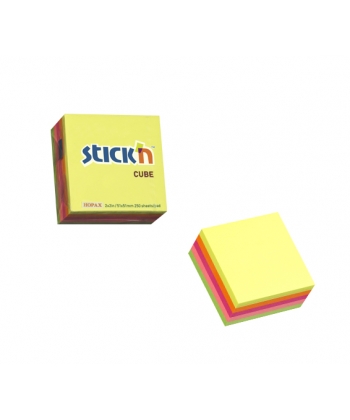 Stick Notes Stick N 50X 50Mm 250Sh 5 Neon Color 21203