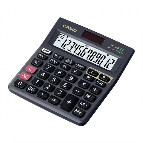 Calculator Casio Mj120 12 Digits Desk Type