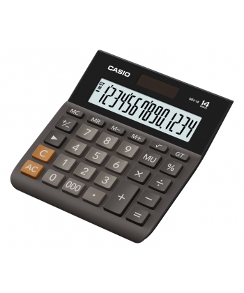 Calculator Casio Mh14 14 Digits Desk Type Black