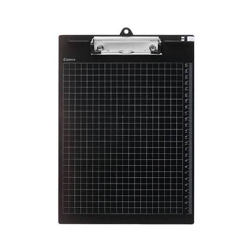 Clipboard Comix A4 Pp Double Metal Clip Black Ea8009