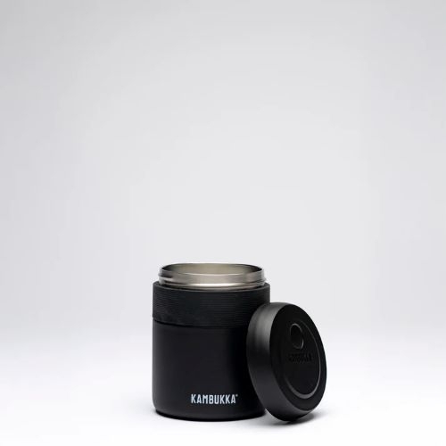 Bora Matte Black Lunch Box Kambukka