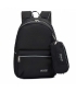 Black Set Backpack Leopard