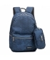 Navy Blue Set Backpack Leopard
