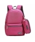Pink Set Backpack Leopard