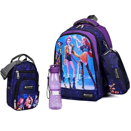 K-Pop Set Backpack Leopard