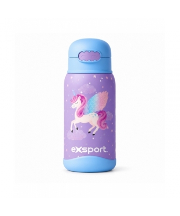 Water Bottle Exsport Plastic Unicorn 550Ml