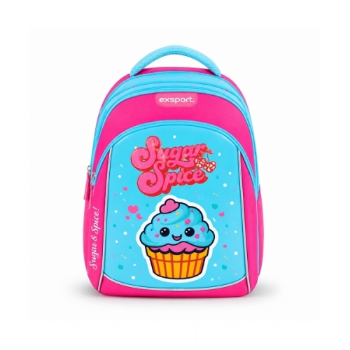 Backpack Exsport Kids Collection Cupcake Large Multiple Comp.