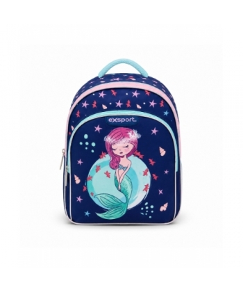 Backpack Exsport Kids Collection Mermaid Medium Multiple Comp.