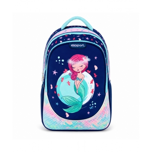 Backpack Exsport Kids Collection Mermaid Large Multiple Comp.