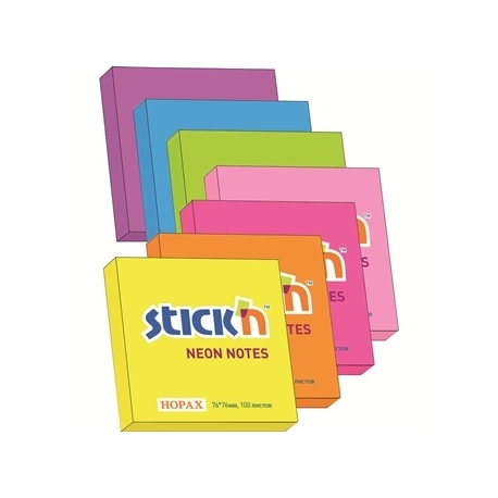 Stick Notes Stick N 76X 76Mm 100Sh Neon Orange 21164