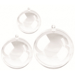 Plastic Ball 8Cm Transparent El504