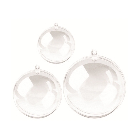 Plastic Ball 8Cm Transparent El504
