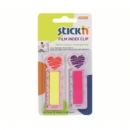 Index Film Notes Stick N Clips 2Colors Heart Design 21375