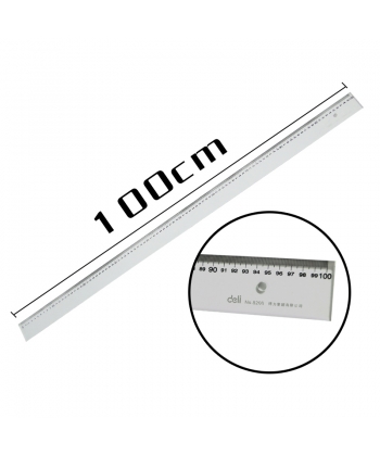 Ruler Deli Acrylic 100Cm Multi Functional 8200
